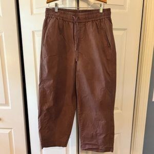 A New Day Crop Wide leg Pull-on Lilac pants